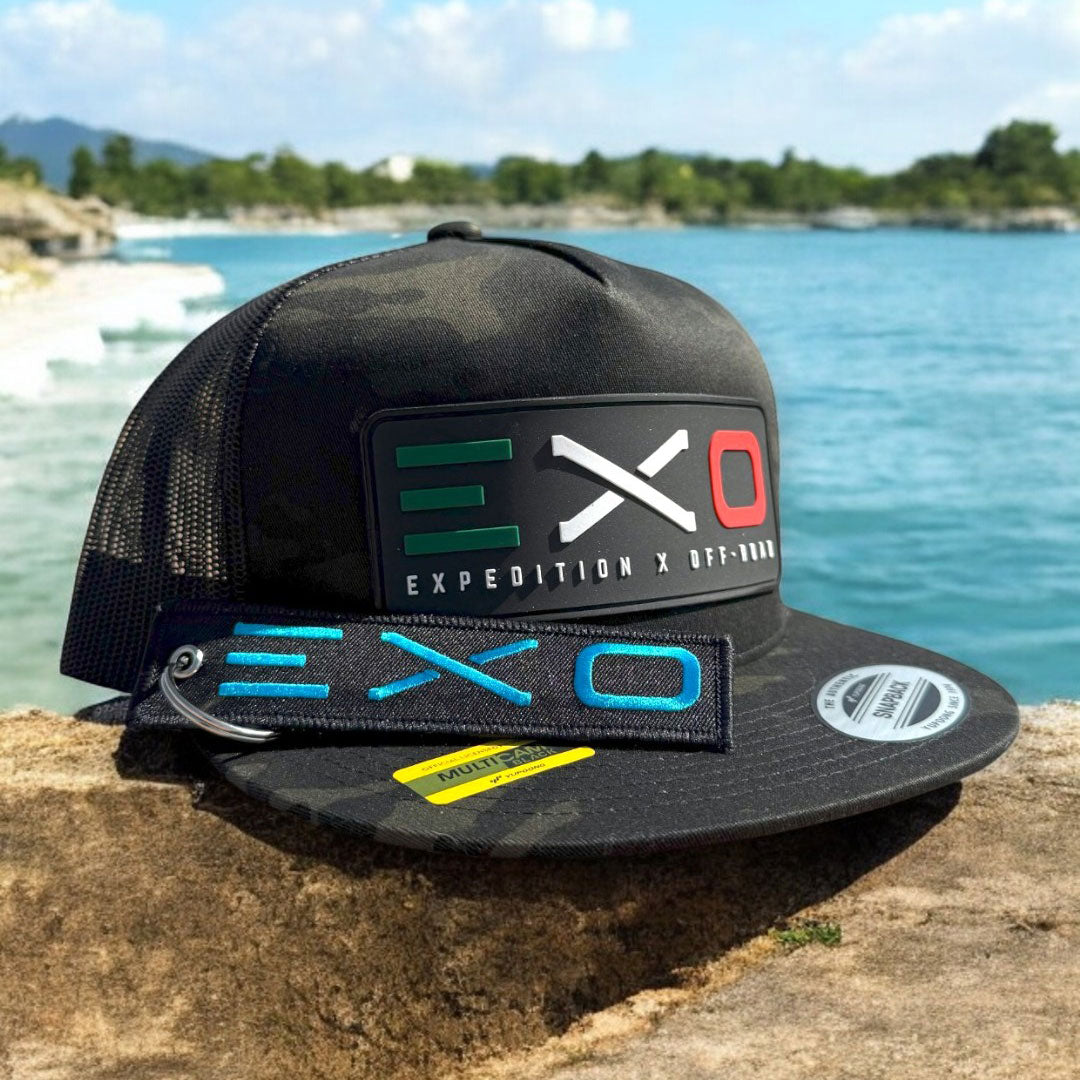 EXO Mexico PVC Snapback – Black Multicam (Limited Edition)